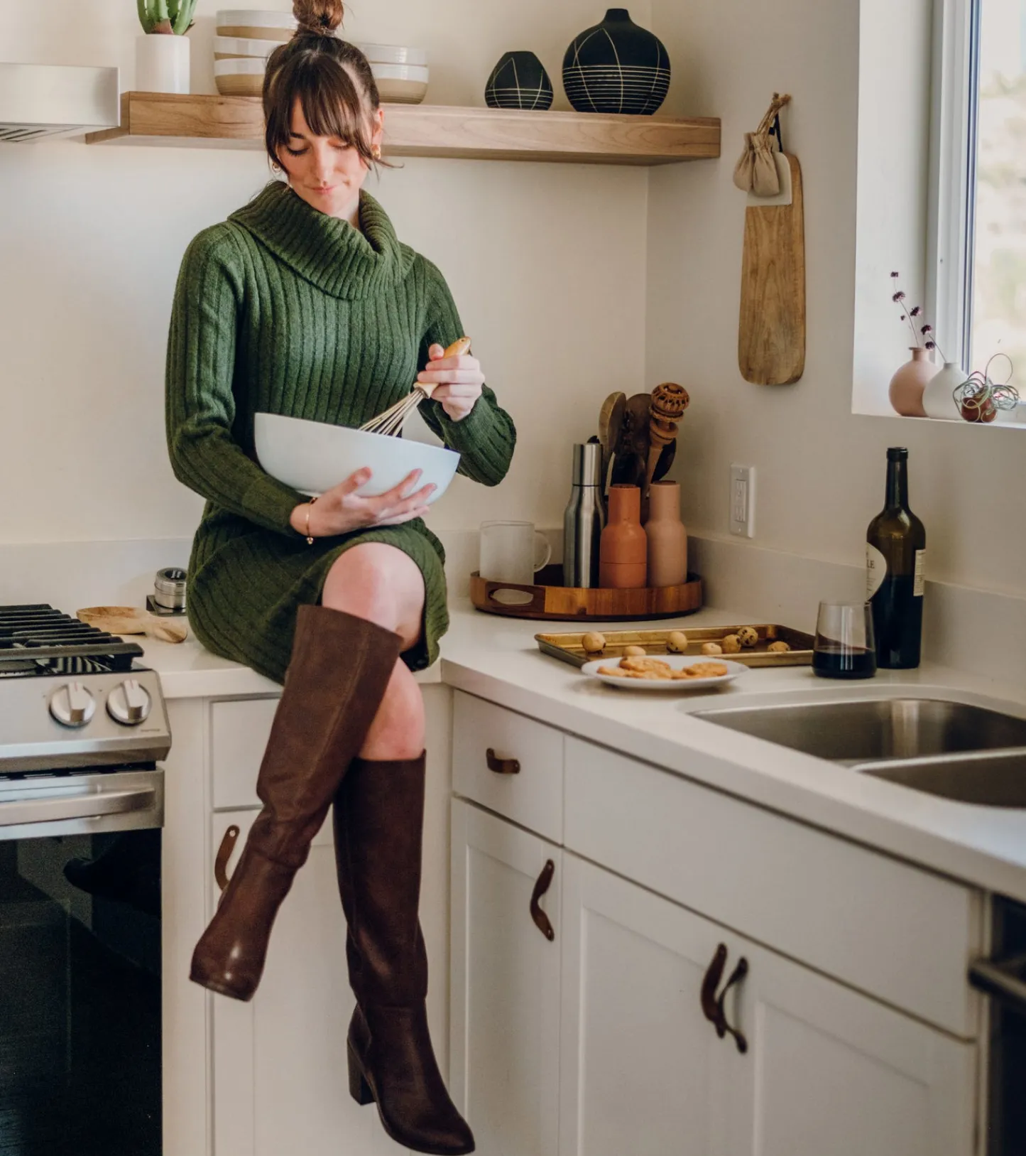 Baretraps Knee High Boots-Kiara Tall Boot BrushBrown