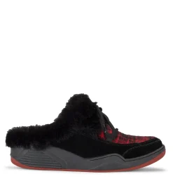 Baretraps Clogs & Mules-Landon Clog Slipper Black/Red