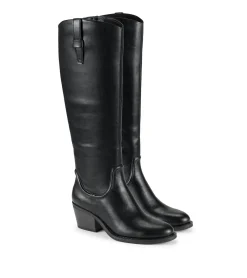 Baretraps Knee High Boots-Laryssa Riding Boot Black