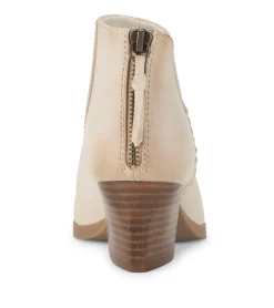Baretraps Booties-Lauryn Block Heel Ankle Bootie Milkyway