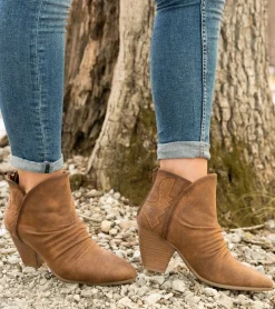 Baretraps Booties-Leanna Bootie Cashew