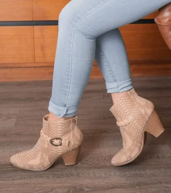 Baretraps Booties-Ledell Bootie Camel