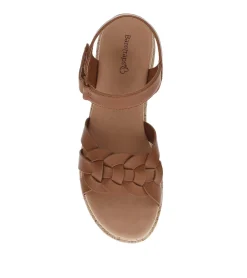 Baretraps Wedge Sandals-Lena Wedge Sandal DarkBeechnut