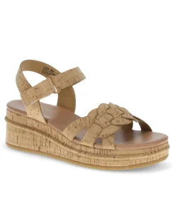 Baretraps Wedge Sandals-Lena Wedge Sandal NaturalCork