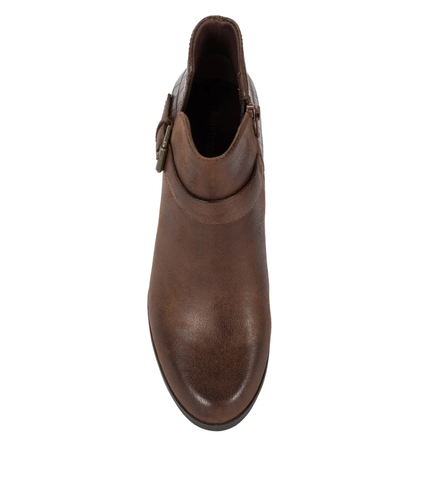 Baretraps Booties-Lexis Block Heel Bootie BrushBrownCroco