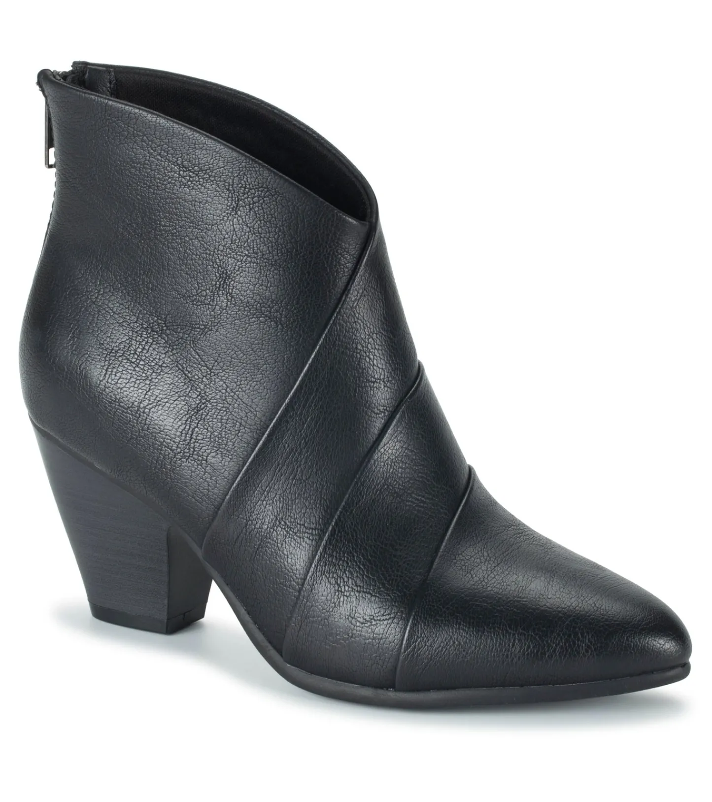 Baretraps Booties-Liberty Block Heel Bootie Black