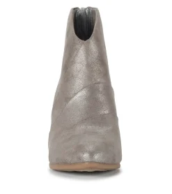 Baretraps Booties-Liberty Block Heel Bootie Gunmetal