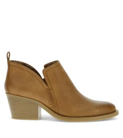Baretraps Booties-Lidian Ankle Bootie Walnut