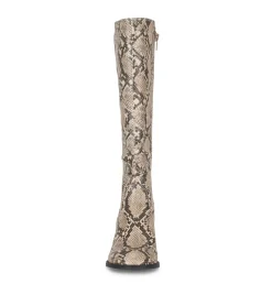 Baretraps Knee High Boots-Lilly Tall Boot NaturalSnake
