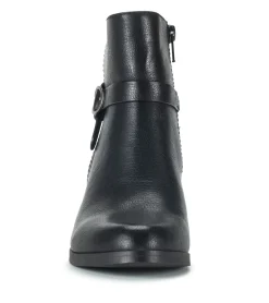 Baretraps Booties-Linda Block Heel Bootie Black