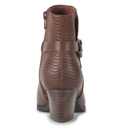 Baretraps Booties-Linda Block Heel Bootie Oak