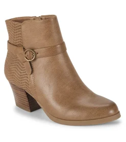 Baretraps Booties-Linda Block Heel Bootie SaltedCaramel