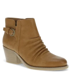Baretraps Booties-Linnea Block Heel Bootie LightRust