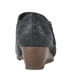 Baretraps Booties-Louise Wedge Ankle Bootie Black