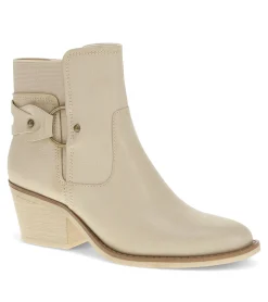 Baretraps Booties-Luella Block Heel Bootie Milkyway