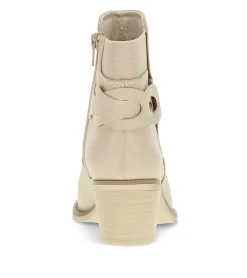 Baretraps Booties-Luella Block Heel Bootie Milkyway