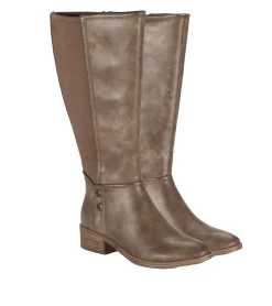 Baretraps Knee High Boots-Madelyn Tall Boot Mushroom