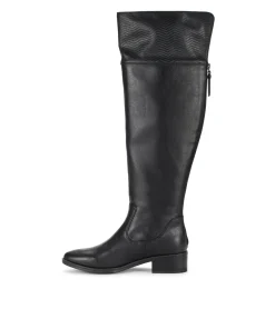 Baretraps Knee High Boots-Marcela Wide Calf Over The Knee Boot Black