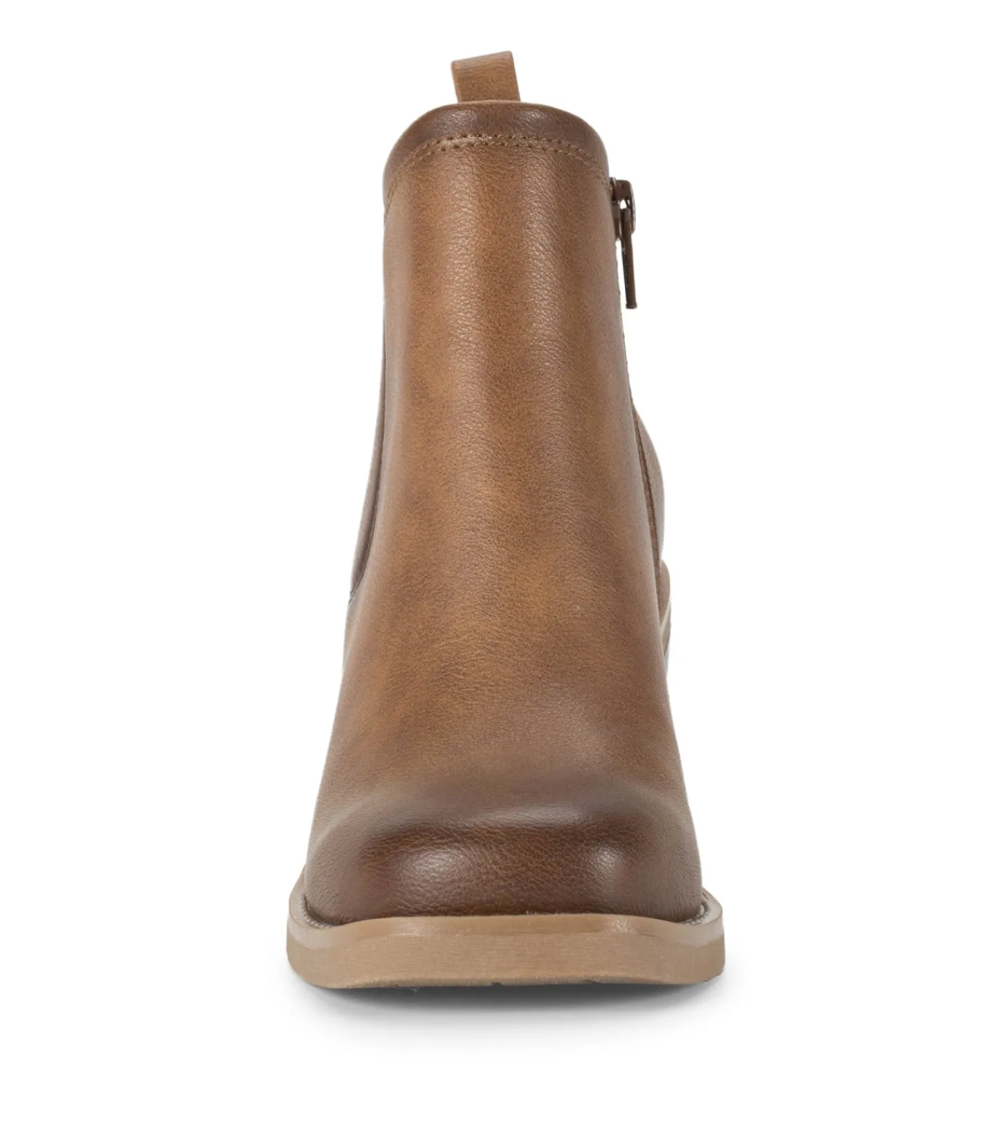 Baretraps Booties-Maria Block Heel Bootie Auburn