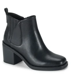 Baretraps Booties-Maria Block Heel Bootie Black