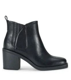 Baretraps Booties-Maria Block Heel Bootie Black