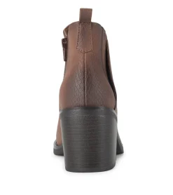 Baretraps Booties-Maria Block Heel Bootie Oak