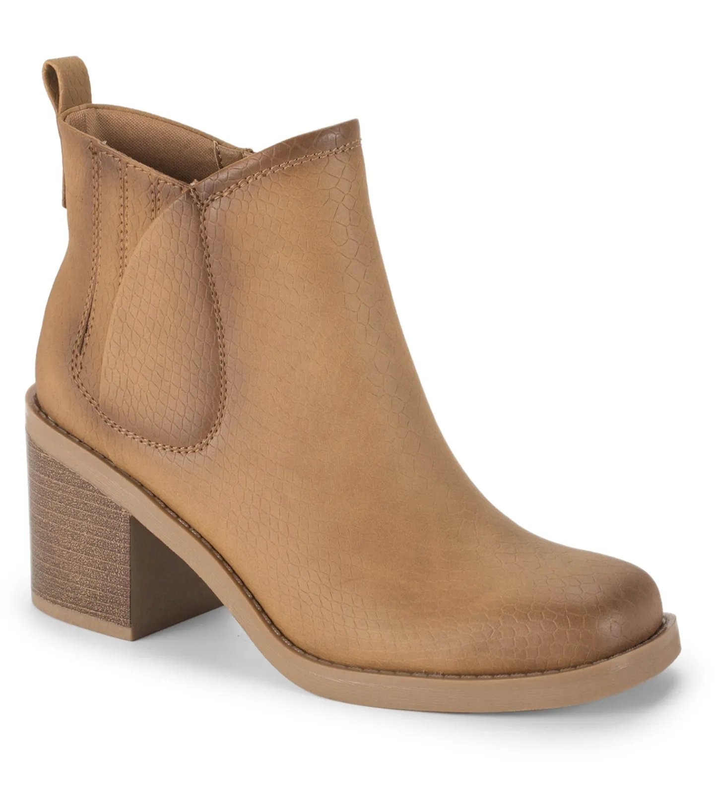 Baretraps Booties-Maria Block Heel Bootie Sandstone