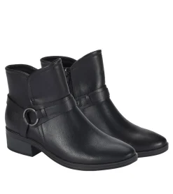 Baretraps Booties-Marshall Block Heel Bootie Black