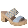 Baretraps Slides & Slip On Sandals-Mavis Block Heel Slide Sandal IslandBlue