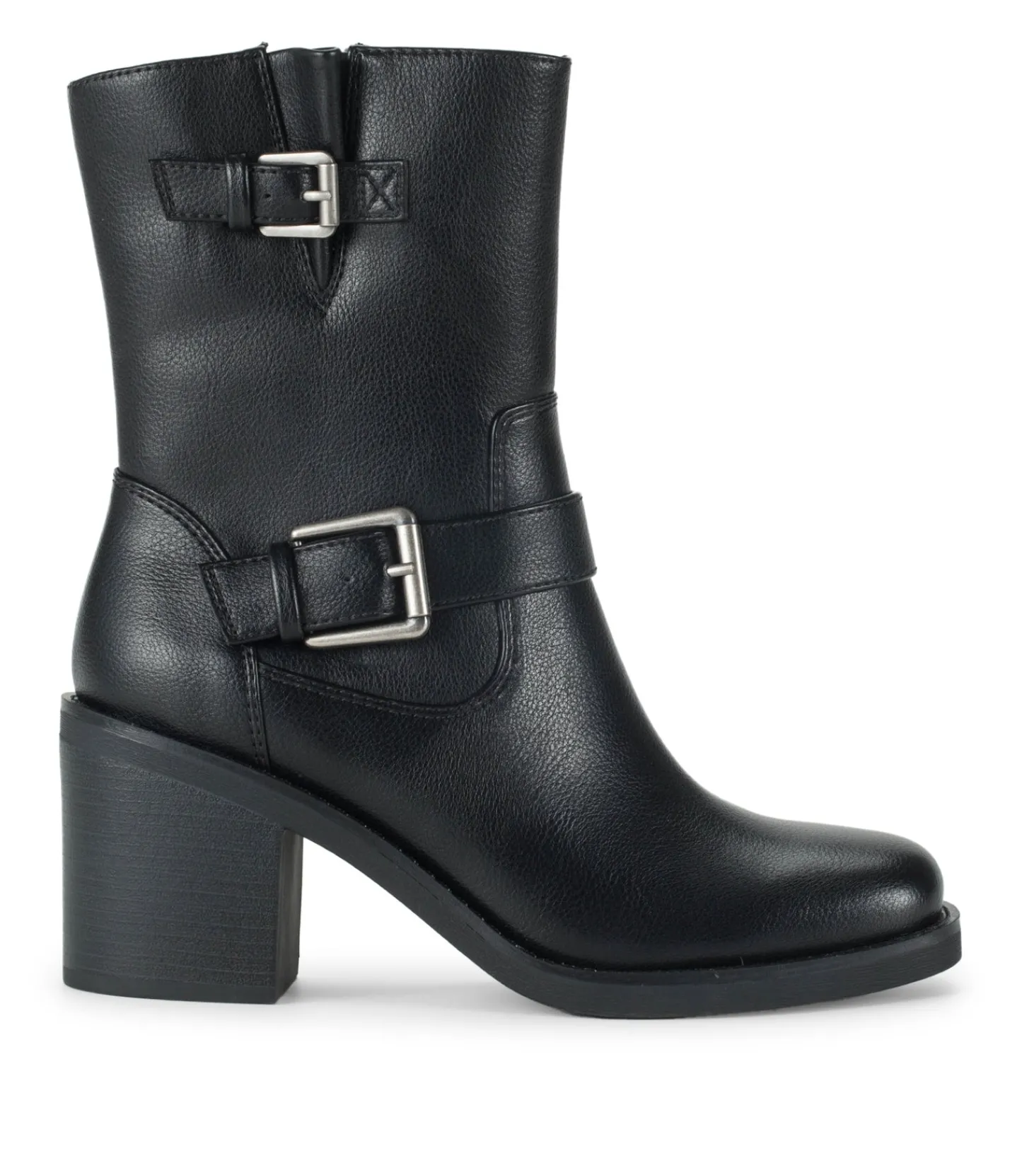 Baretraps Booties-Mayla Mid Calf Boot Black