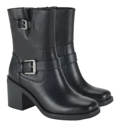 Baretraps Booties-Mayla Mid Calf Boot Black