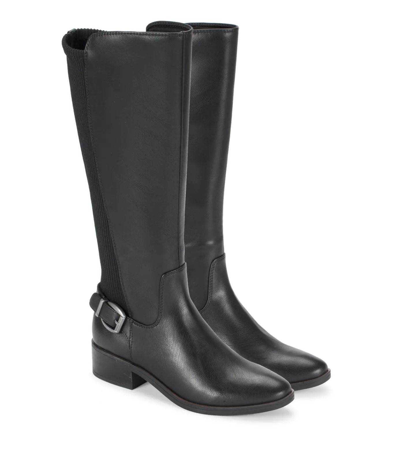 Baretraps Knee High Boots|Wide Calf Boots-McKayla Wide Calf Tall Boot Black