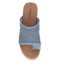 Baretraps Slides & Slip On Sandals-Michaela Block Heel Sandal IslandBlue