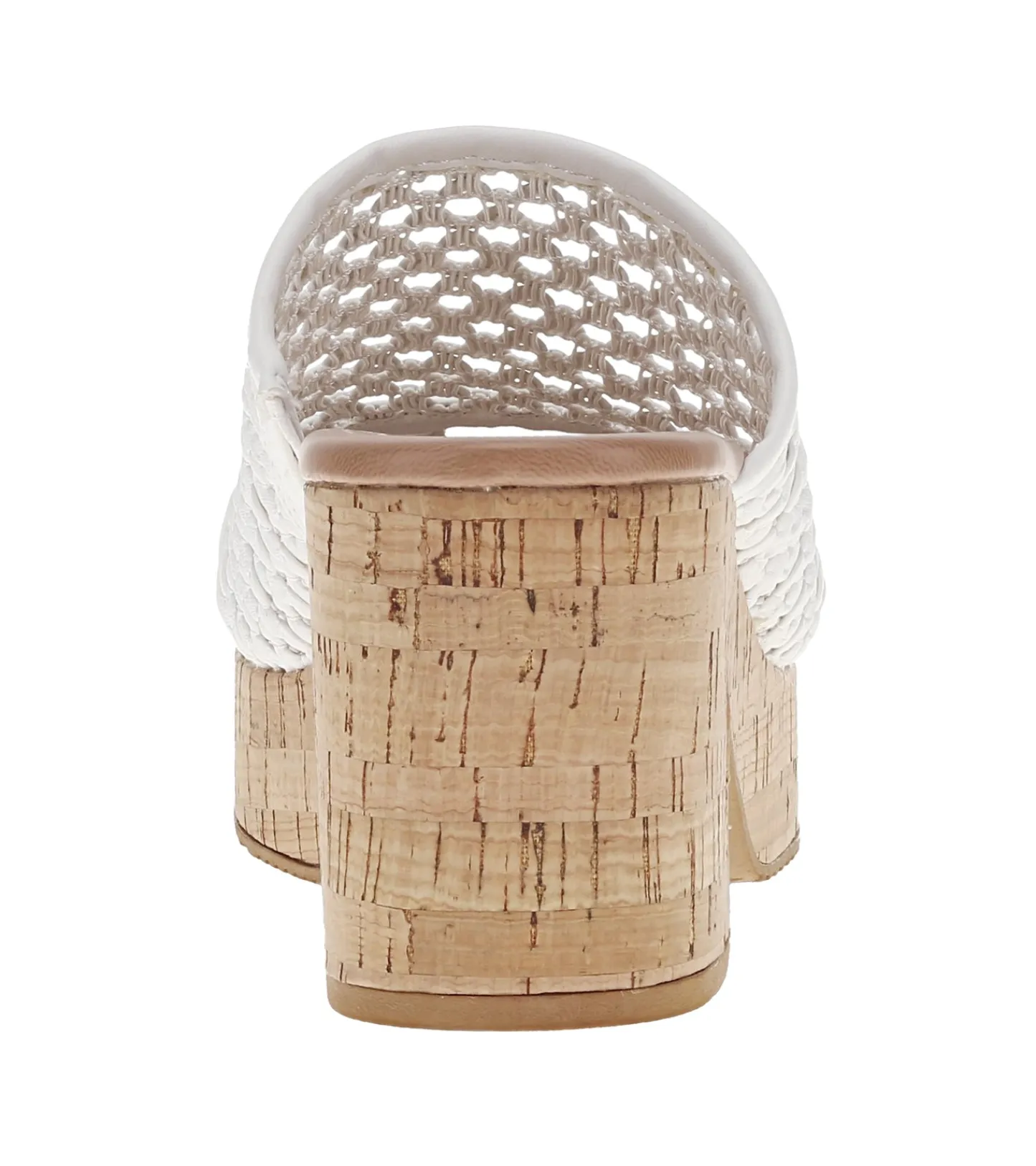 Baretraps Slides & Slip On Sandals-Michaela Block Heel Sandal White