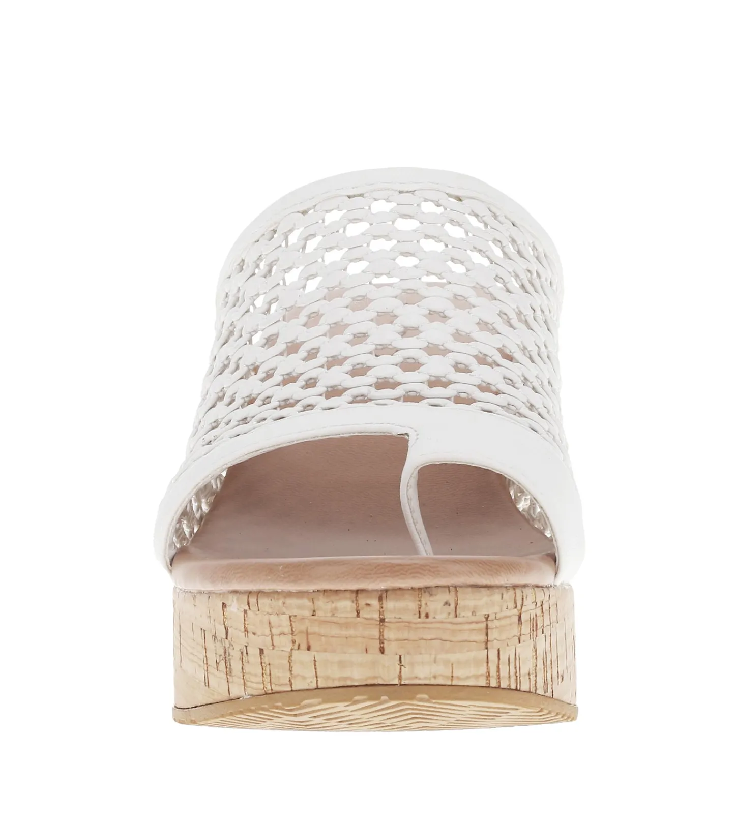 Baretraps Slides & Slip On Sandals-Michaela Block Heel Sandal White