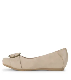 Baretraps Flats & Loafers-Milady Flat Oatmeal