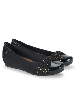 Baretraps Flats & Loafers-Mitsy Casual Flat BlackPatent