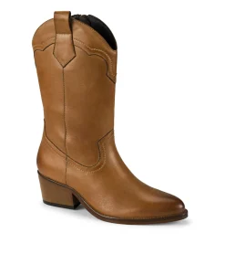 Baretraps Knee High Boots-Nita Western Boot CognacLeather