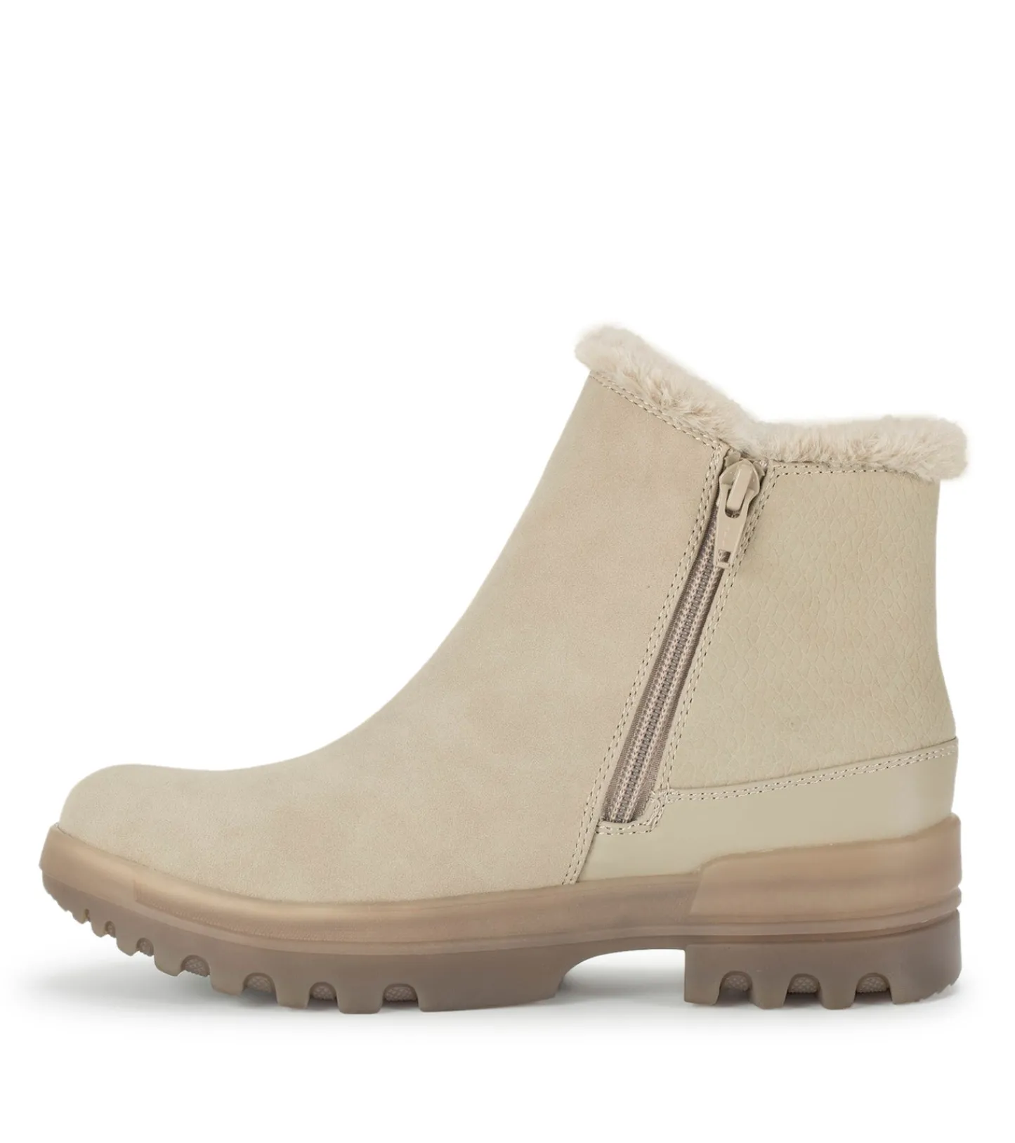 Baretraps Booties|Cold Weather Boots-Noemi Cold Weather Bootie Taupe