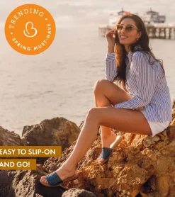 Baretraps Slides & Slip On Sandals-Noya Slide Sandal Ocean