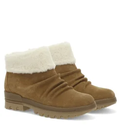 Baretraps Booties-Nuri Cold Weather Bootie CognacSuede