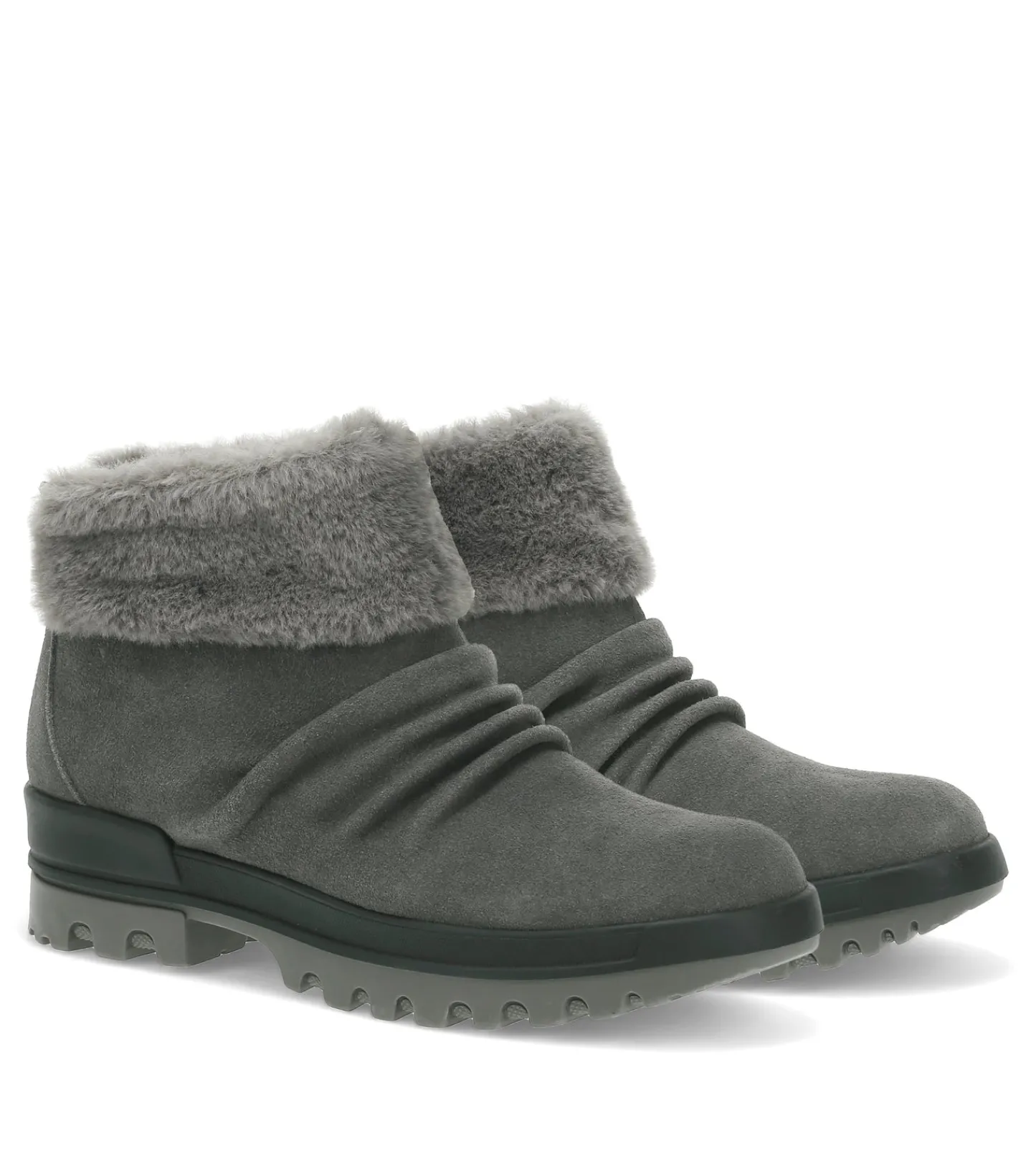 Baretraps Booties-Nuri Cold Weather Bootie DarkGreySuede