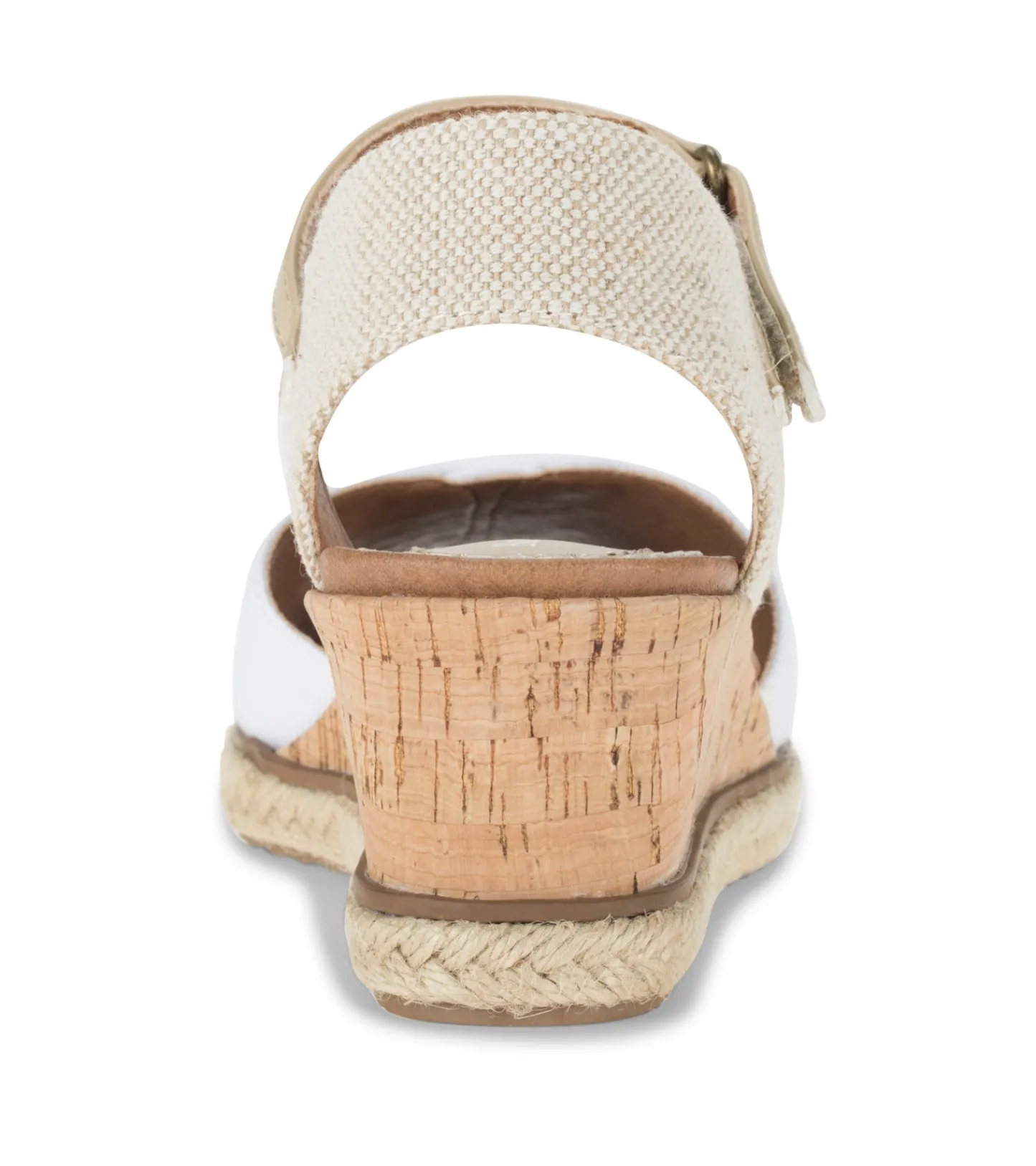 Baretraps Wedge Sandals-Odetta Espadrille Wedge Sandal WhiteCanvas