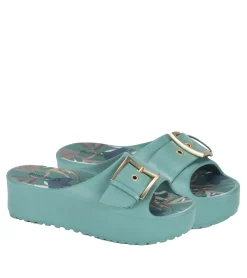 Baretraps Slides & Slip On Sandals-Pacey Platform Sandal TaffyTeal