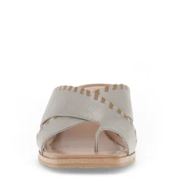 Baretraps Wedge Sandals|Slides & Slip On Sandals-Paige Wedge Sandal ChampagneCanvas