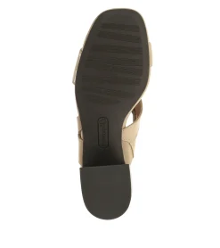 Baretraps Dress Shoes-Posha Block Heel Sandal LattePatent