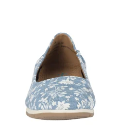 Baretraps Flats & Loafers-Prim Slip On Blue/WhiteFlowerCanvas