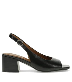 Baretraps Dress Shoes-Promise Peep Toe Slingback Pump Black