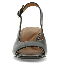 Baretraps Dress Shoes-Promise Peep Toe Slingback Pump Black