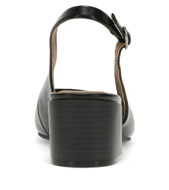 Baretraps Dress Shoes-Promise Peep Toe Slingback Pump Black